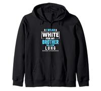 I Wear White for My Brother in Law Sensibilisation au Cancer du poumon Sweat à Capuche