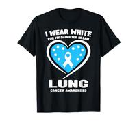 « I Wear White for My Daughter in Law Lung Cancer Awareness » T-Shirt