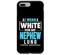 I Wear White for My Neveu Lung Cancer Awareness Coque pour iPhone 7 Plus/8 Plus
