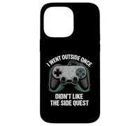 I Went Outside Once Gaming Apparel Video Game Gamer Boys Coque pour iPhone 14 Pro Max