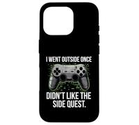 I Went Outside Once Gaming Apparel Video Game Gamer Boys Coque pour iPhone 16 Pro