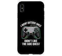 I Went Outside Once Gaming Apparel Video Game Gamer Boys Coque pour iPhone XS Max