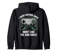 I Went Outside Once Gaming Apparel Video Game Gamer Boys Sweat à Capuche