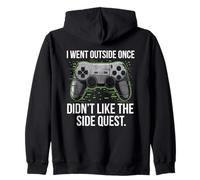 I Went Outside Once Gaming Apparel Video Game Gamer Boys Sweat à Capuche