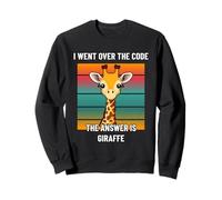 I Went Over The Code Answer is Giraffe Game Programmer Sweatshirt