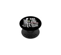 I Will Always Be Your Financial Burden Dad Skeleton PopSockets PopGrip Adhésif
