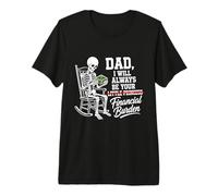 I Will Always Be Your Financial Burden Dad Skeleton T-Shirt Haut de Gamme