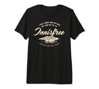 I Will Arise Go to Innisfree William Butler Yeats Irlande T-Shirt Haut de Gamme