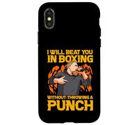 I Will Beat You in Boxing Without Throw a Punch Coque pour iPhone X/XS