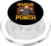 I Will Beat You in Boxing Without Throw a Punch PopSockets PopGrip pour MagSafe