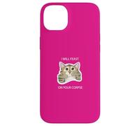 I Will Feast on Your cadavre Cute Cat Kitty Funny Dark Humour Coque pour iPhone 14 Plus