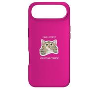 I Will Feast on Your cadavre Cute Cat Kitty Funny Dark Humour Coque pour iPhone Air
