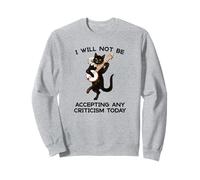 I Will Not Be Accepting Any Criticism Today - Cadeau Amusant Sweatshirt