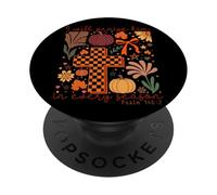 I Will Praise Him in Every Season Psaum 146:2 PopSockets PopGrip Adhésif