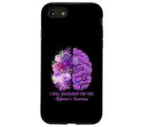 I Will Remember for You Brain Alzheimer's Awareness Violet Coque pour iPhone SE (2020) / 7/8