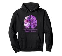 I Will Remember for You Brain Alzheimer's Awareness Violet Sweat à Capuche