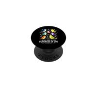 I Will Sing The Goodness of God Psaume 89 Oiseaux Chantant Art PopSockets PopGrip Adhésif