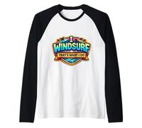 I Windsurf That's What I Do Planche à Voile Vintage Windsurfing Manche Raglan