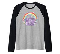 I Wipe IT on The Chair Humour Humoristique pour Adulte Arc-en-Ciel Manche Raglan
