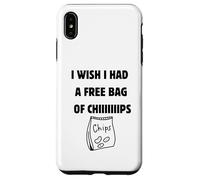 I Wish I Had A Free Bag of Chips - Drôle, Kids Slang Meme Coque pour iPhone XS Max