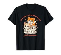 I Wish I Was A Cat, No School, No Work Just Meow T-Shirt