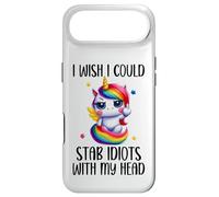 I Wish I Was a Unicorn So I Could Stab Idiots with My Head Coque pour iPhone Air