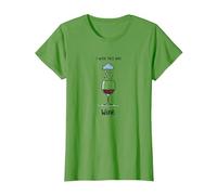 I Wish This Was Wine - Art Amusant pour Les Amateurs de vin T-Shirt, Femme, Herbe, M