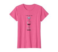 I Wish This Was Wine - Art Amusant pour Les Amateurs de vin T-Shirt, Femme, Rose chiné, XS