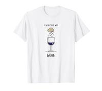 I Wish This Was Wine - Art Amusant pour Les Amateurs de vin T-Shirt, Homme, Blanc, XL