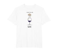 I Wish This Was Wine - Art Amusant pour Les Amateurs de vin T-Shirt, Homme Grandes Tailles, Blanc, 6X Tall