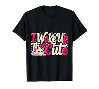 I Woke Up This Cute Adorable Confident Aesthetic Vibes T-Shirt