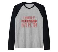 I Wonder If Burpees Hate Me Too Workout Motivation - Manche Raglan