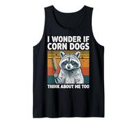 I Wonder If Corn Dogs Think About Me Too Débardeur