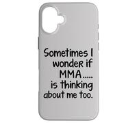 I Wonder MMA : Combattant d'arts martiaux mixtes amusant, étudiant Sensei Coque pour iPhone 16 Plus