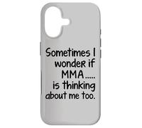 I Wonder MMA : Combattant d'arts Martiaux Mixtes Amusant, étudiant Sensei Coque pour iPhone 17