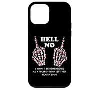 I Won't Be Remembered as a Woman Who Kept Her Mouth Shut Coque pour iPhone 12 mini