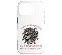 i Won't be rememered as a Woman Who Kept Her Mouth Shut Coque pour iPhone 16 Pro