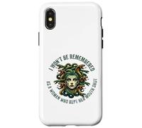 i Won't be rememered as a Woman Who Kept Her Mouth Shut Coque pour iPhone X/XS