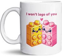 I won't let go of you - Joli Cadeau pour les Fans - Tasse de Saint-Valentin - Tasse à café - Passe au lave-vaisselle et au micro-ondes - Sac en céramique 325ml