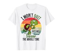 I Won't Quit But I Will Swear The Whole Time | Tortue T-Shirt