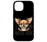 I Woof You Dessin Chihuahua Mignon Coque pour iPhone 14