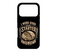 I Work Hard So My Starter Can Eat Levain Pain Baker Coque pour iPhone 17 Pro