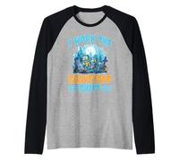 I Work The Graveyard Shift Travailleur noctural Nocturne Manche Raglan