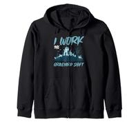 I Work The Graveyard Shift Travailleur noctural Nocturne - Sweat à Capuche