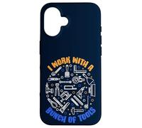 I Work with A Bunch of Tools - Outils de Travail Amusants Coque pour iPhone 16