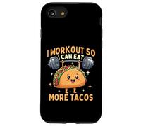I Workout So I Can Eat More Tacos - Amoureux de Tacos Cinco de Mayo Coque pour iPhone SE (2020) / 7/8