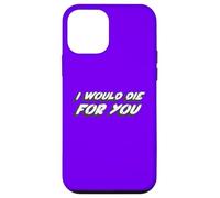 I Would Die For You | chanson musicale emblématique des années 80 Coque pour iPhone 12 mini