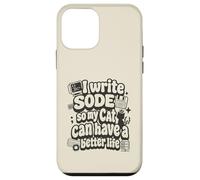 I Write Code So My Cat Can Have a Better Life Funny G oque pour iPhone 12 Mini