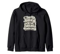 I Write Code So My Cat Can Have a Better Life Funny Geek Sweat à Capuche