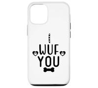 I Wuf You Dog Lover Cute Dog Paw Print Dog Mom Dad Dogs Mum Coque pour iPhone 12/12 Pro